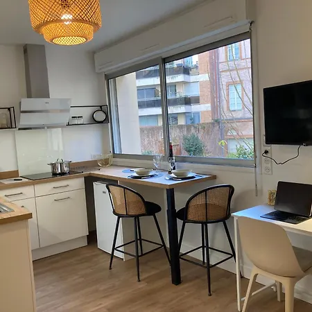 Studio Neuf Pour 2 Personnes, Hypercentre Toulouse, Calme *